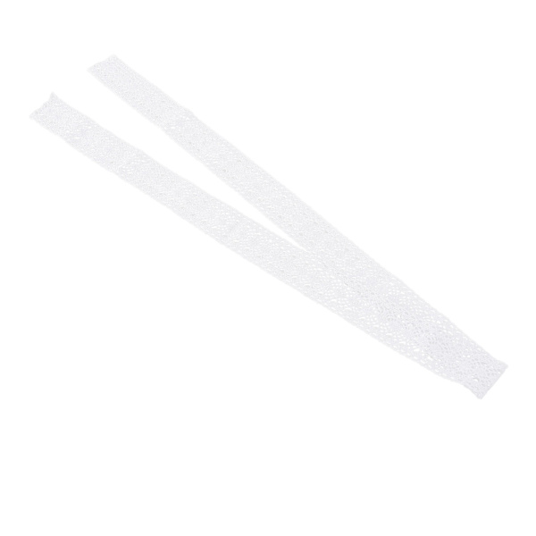 Spetskant DIY bomulls nät 4 cm bredd 10 meter elegant vit tyg spetsband för gardin kläder duk hantverk