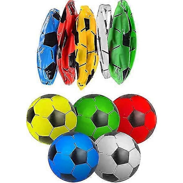 3 stk. Plastikfodbold (tømt for luft) Justerbar oppustelig letvægtsbold til indendørs udendørs leg strand, hjem, fødselsdag, skole Patented_SZXM 50cm