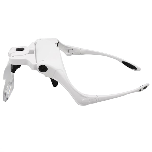 Pääpanta suurennuslasi Hands Free 1X 1.5X 2X 2.5X 3 .5X Pääasenteinen suurennuslasi LED-valolla lähietäisyydelle lukemiseen ompeluun