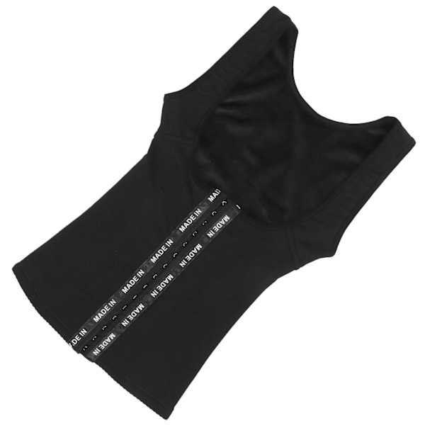 Varmt Shapewear til kvinder, Tummy Control Body Shaper, Sculpting Clothing, Open Bust Bodysuit til vinter og efterår, sort, S