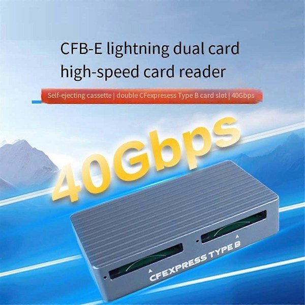CFE-B Dual Card Nopea Kortinlukija