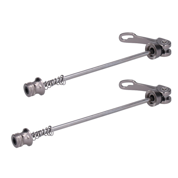 ZTTO 2stk Road Mountain Cykel Quick Release Skewers Bike Front Bageste spyd tilbehørTitanium