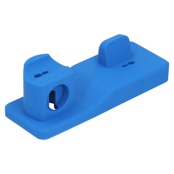3 i 1 Silikon Ladestasjon Stativ Skrivebords Ladestasjon for IPhone 11 Pro for IOS Watch 6 Blå