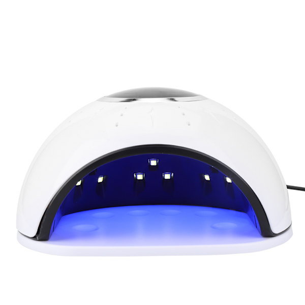 72W LED UV-nagellampa Gel nagellack torktumlare Snabbtorkande nagelkonstmaskin 100-240VEU-kontakt