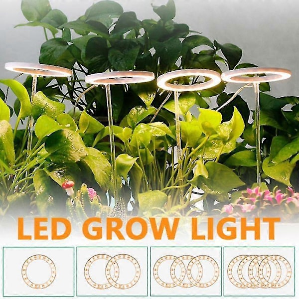LED Lys Ring Vækstlys DC5V USB Fuld Spektrum Phytolampe Vækstlamper Belysning -GSL