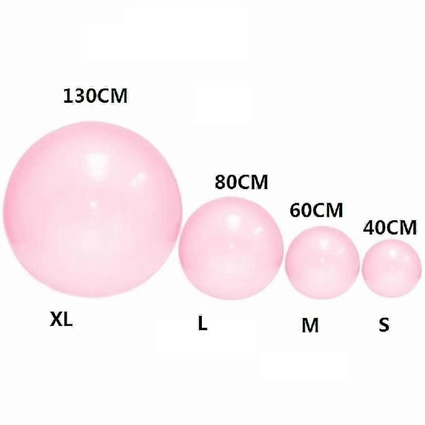 Vattenbubbelbollar Leksaker För Vuxna Barn, Nya Klämleksaker Elastisk Dekompression Och Stretch Stress Relief Leksak, Uppblåsbara Bollar Juni 6.15 Rosa - S