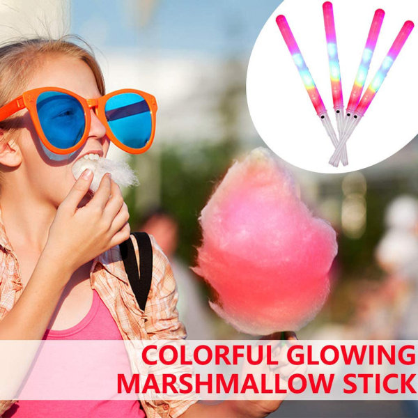 LED Glödande Sticks Lämplig för Sockervaddsmaskin Light Up Sticks