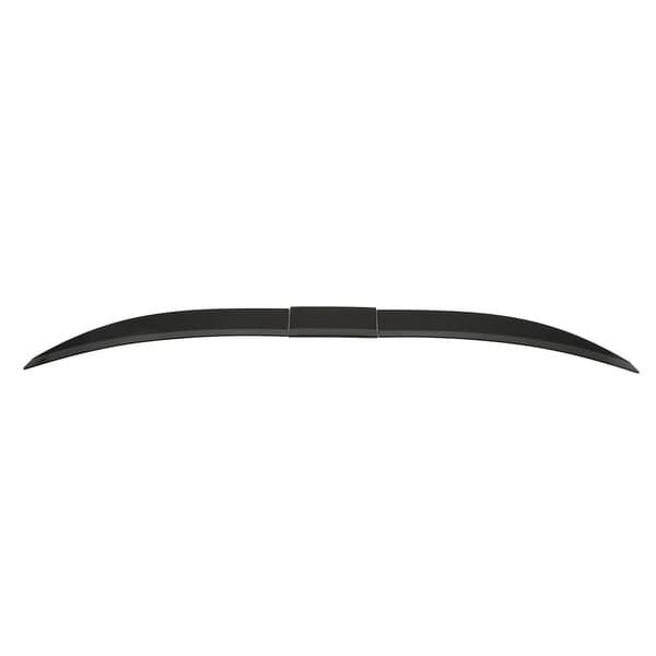 3 stk. Gloss Sort Bagagerumsspoiler Læbe Justerbar Bagklapsspoiler Vinge Universal til Sedan