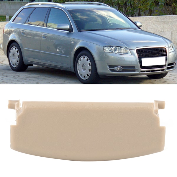 Auton keskikonsolin käsinojan kannen soljen painikkeen kansi lisävaruste sopii A4 B6 2002-2007Beige