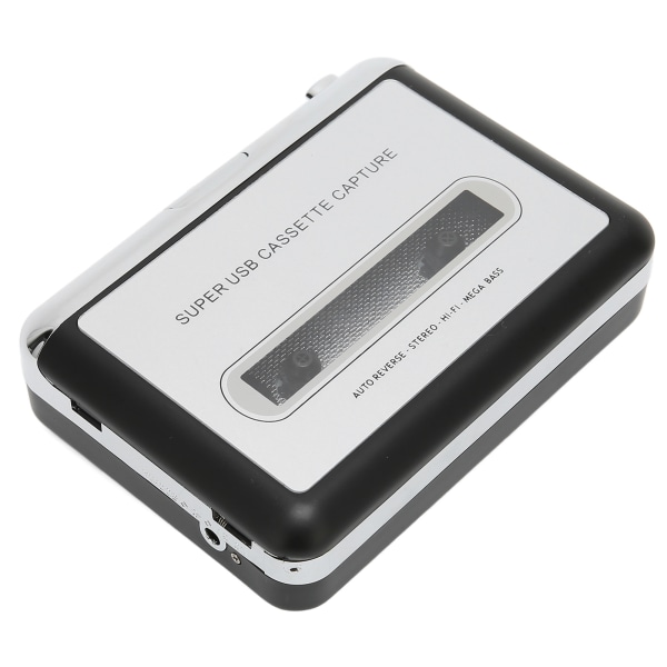 Kassettspiller Bærbar Multifunksjonell MP3 CD Converter USB Auto Reverse Sound Musikkbåndspiller for bærbare datamaskiner og PCer