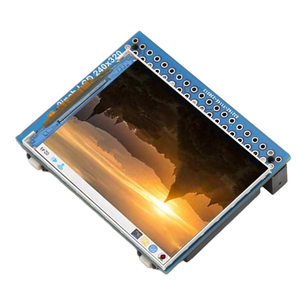 IPS LCD-modul 2 tum 40PIN GPIO-huvud Inbyggd högtalare Ljudspelning LCD-skärmmodul för RasPi DIY-utveckling
