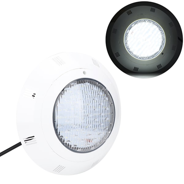 AC12V 40W 360 LED Hvit Farge Lys Undervannsbassenglamper