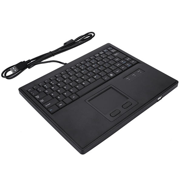 10in Scirrors Foot Keys Wired Keyboard with Touchpad Precise Touch Control Touchpad Keyboard