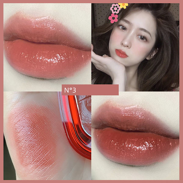 Gloss Solid Læbestift Langtidsholdbar Nærende Colorstay Makeup Læbepolish Læbestift til Piger 03