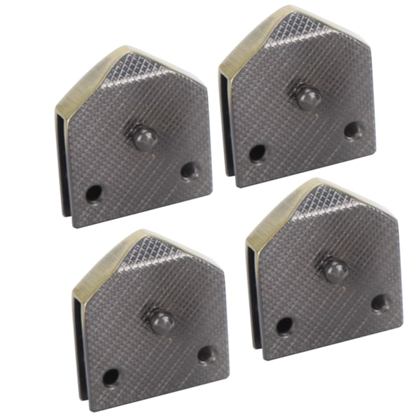 4 Set Metall Dekorativt Spänne Specialformade Läderartiklar Bagage Jeans DIY TillbehörBrons B01-51-52066
