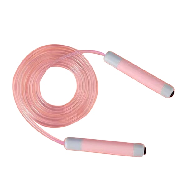 Jump Rope Lightweight Portable High Strength Durable Luminous Skipping Rope for Adults Kids Light Peach Pink