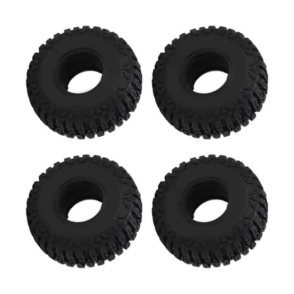 4 STK RC Crawler Dekk 1.0 Universal Dragon Claw Dekkmønster Gummihjul Dekk for RC Bildeler