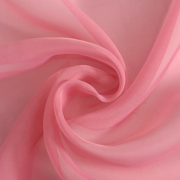 Gradient Sheer Rod Pocket Vindusgardin Soverom Balkong Gardin (Rosa Gradient)
