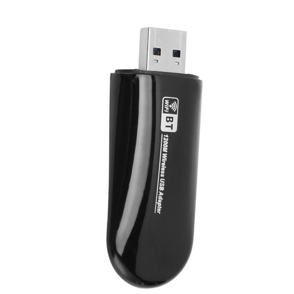 Trådløs USB Adapter Desktop Computer 1200Mbps Trådløst netværkskort Dual Band WiFi Bluetooth-modtager