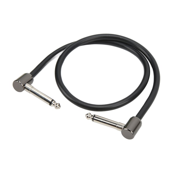 FC-20 Effektkabel rätvinkelkontakt Akustisk gitarr Patch Pedalsladd Ljudtillbehör 50 cm