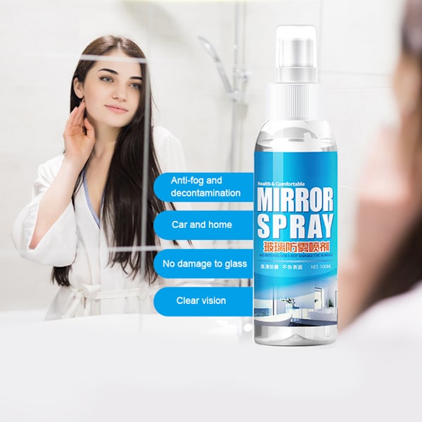 100 ml Anti-imma spray Anti-imma glasögonrengöring Anti-imma medel för bilvindruta glas