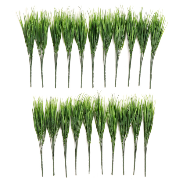 Kunstige planter Simulering naturtro Dekorative falske plastplanter for hjem Hagekontor 20 stk