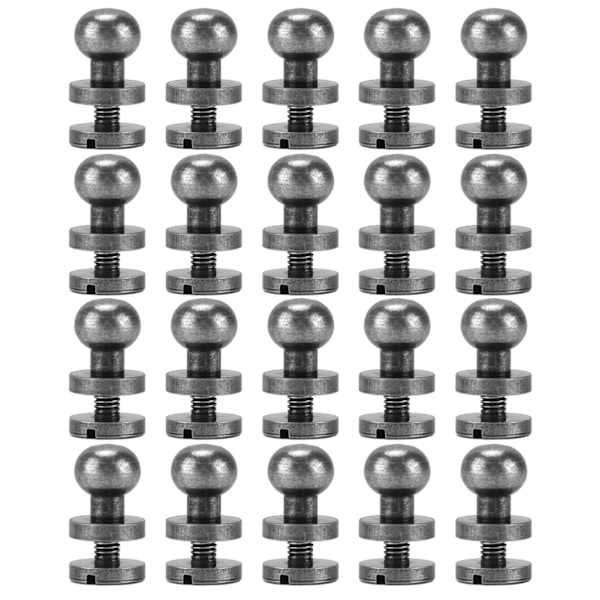 Munknit nitar i mässing med runt huvud, skruvar, nitar, spikar, bagage, smycken, hårdvara, tillbehör 10x8mm