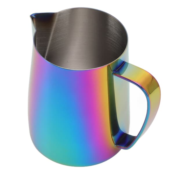 670 ml farverig mælkeskummerkande 304 rustfrit stål Latte Art kaffedamperkop