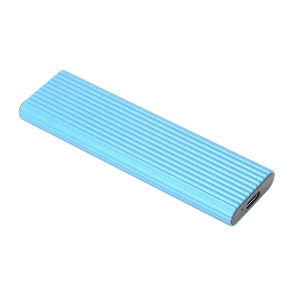 SSD-kabinet M.2 NGFF SATA-adapterboks B-nøgle B+M-nøgle Ekstern harddisk-etui til Win Xp/7/8/(Blå) Bleu