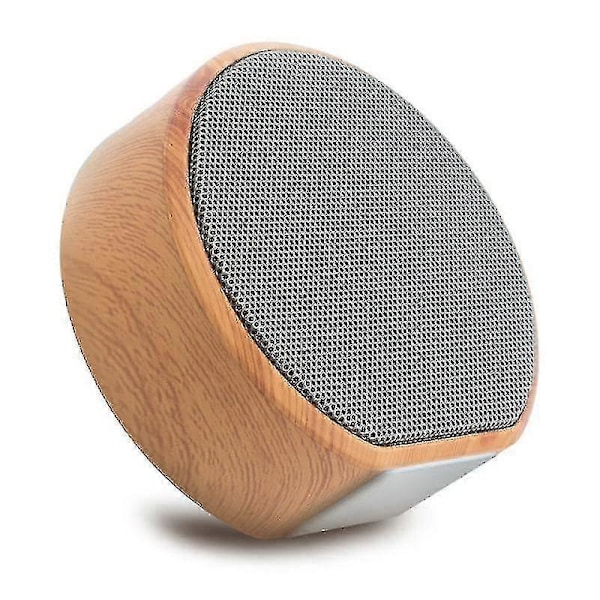 Puukuvioinen langaton Bluetooth-kaiutin kannettava mini subwoofer stereo kaiutin Zekai harmaa