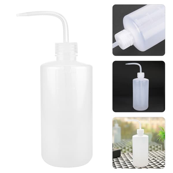 500 ml plastklämflaska för suckulenter med smal mun och måttskala
