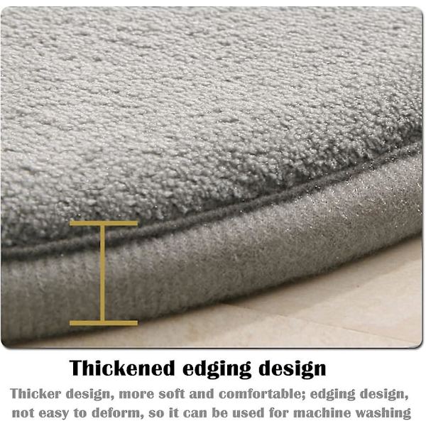 Konepestävä Memory Foam -kylpymatto - 50x80cm - Erittäin imukykyinen liukumaton suihkumatto kylpyhuoneeseen, makuuhuoneeseen ja keittiöön