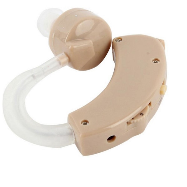 2-pakke høreforstærkere - Ergonomisk bag øret-design med individuel justering for begrænsede høreevner