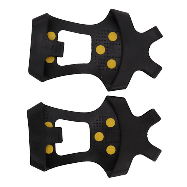 1 par 10 pigge Anti-Skid sne og is klatring sko pigge greb klamper sko coverL (39-46)