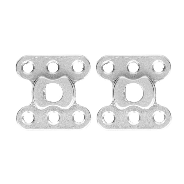 2 st Flänskoppling Aluminiumlegering 6 mm D Hål Lättvikts Flänskopplingskontakt för Intelligenta Robotar