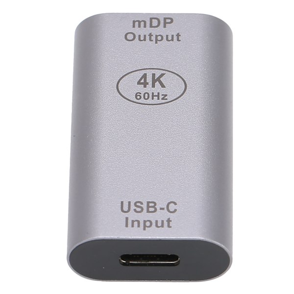 Type-C hun til MiniDP hun-adapter Bærbar USB-C-adapter High-Definition computer-tv-kabel