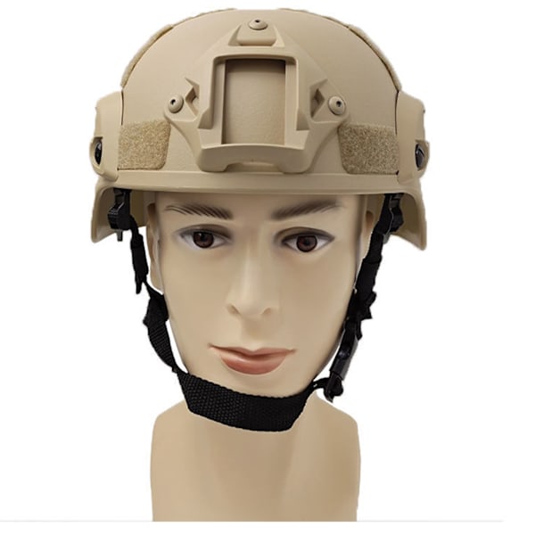 Militärhjälm för spel, militär fältkrigsspel, hjälmöverdrag, multifunktionell cykelutrustning, sandfärg