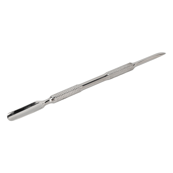 Dual Head Cuticle Pusher Rustfritt stål Cuticle Pusher Neglepedikyrverktøy for fjerning av død hud callus