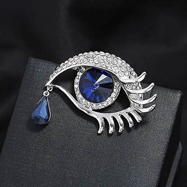 Angel Tear -kivillä koristeltu rintaneula - Elegantti huivi- ja soljenpidike naisille