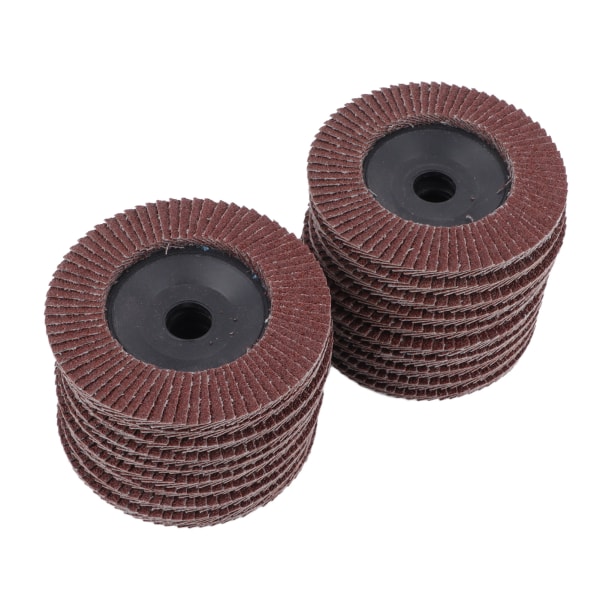 20 stk sandpapir slibeskiver 80 grit 100x16mm flade slibeskiver slibende slibeskive