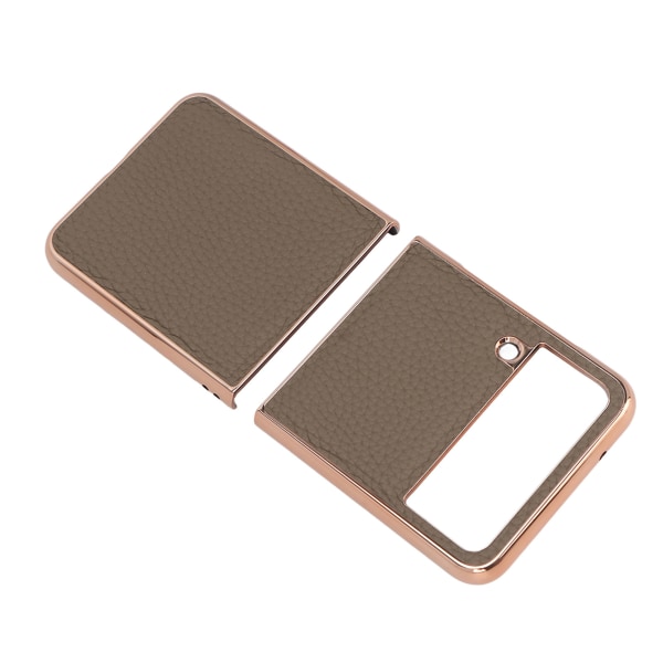 Phone case Lyxig Nano-plätering Stötsäker reptålig Cover för Samsung för Galaxy Z Flip4 Elephant Grey