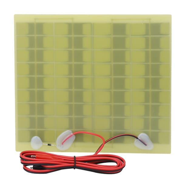 6W 18V bærbart solcellepanelmodul for hagelys, gatelys, reklamelamper, lite solsystem