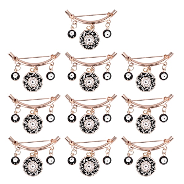 10 st Brooch Utsökt Utseende Fint Hantverk Liten Volym Lätt Brosch Pin