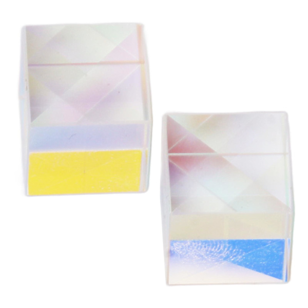 2 kpl Optinen lasiprisma Mini Fantastic Refraction Smoothing Educational RGB Dispersio Prisma Valokuvauksen opetukseen