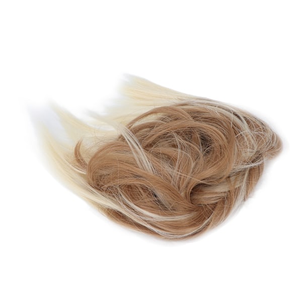 Sotkuinen nuttura hiuslisäke Tupsutettu Updo-pidennykset Aaltoileva kääreponinhäntä hiuslisäkkeet naisille tytöilleQ17-22H613#