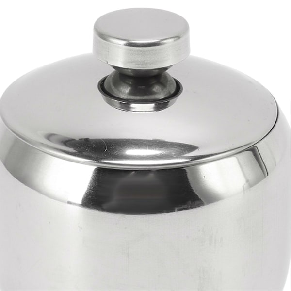 Kryddburk med Lock 304 Rostfritt Stål Kryddbehållare Burk för Krydda Salt Socker