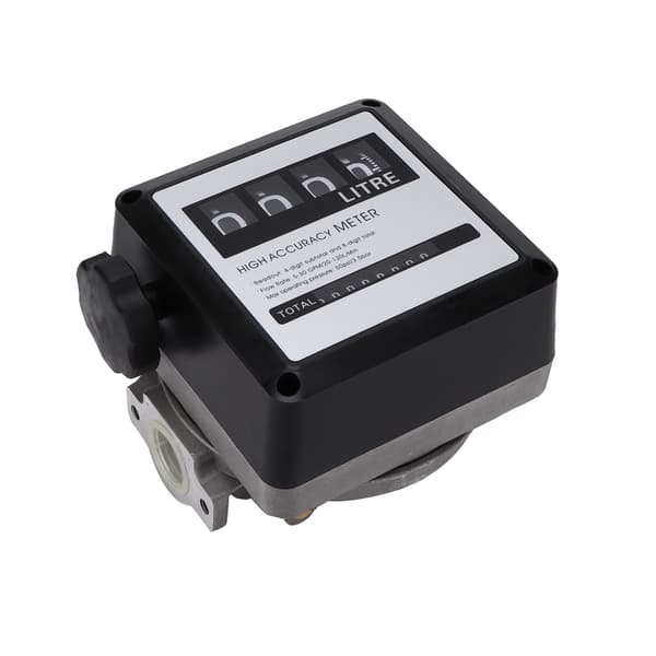 4-siffrig bränsleflödesmätare med stor skärm 5‑30GPM 20‑120L/Min hög noggrannhet för bensin