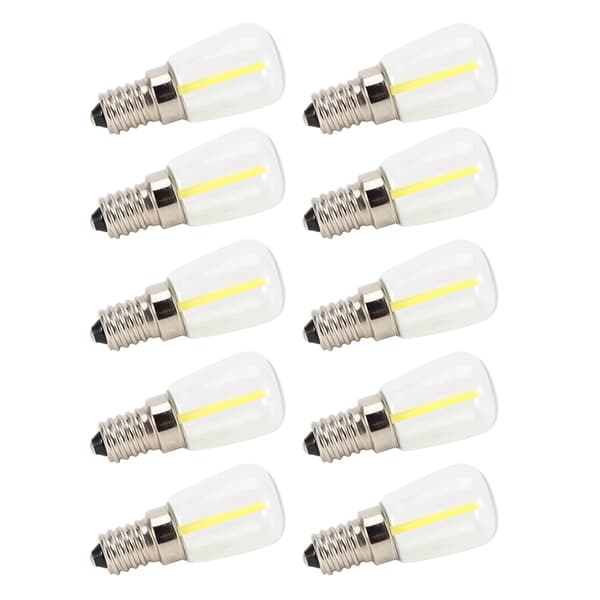 10 stk. Mini Dæmpbar E14 LED Pære 1.5W AC 110V til Lysekrone Væglampe Hjemmebelysning