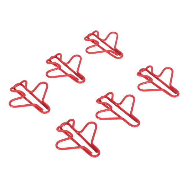 100 stk. Planformede papirclips Søde anti-slip multifunktionelle til notebooks Office File Organization