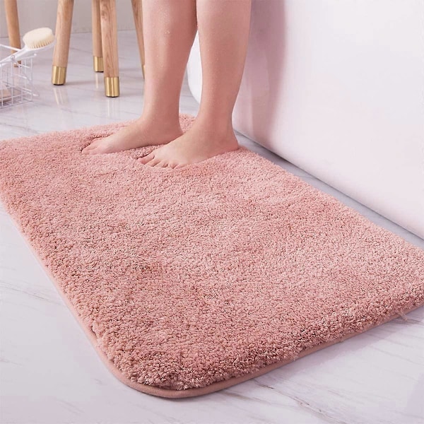 Vattenabsorberande Badrumsmatta, Supermjuk Badrumsmatta Halkfri Golvmatta Sovrum Fluffig Ryamatta Barnrumsmatta Lämplig för Badrum/Sovrum